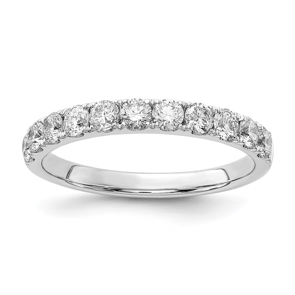 14k White Gold 3/4 carat Lab Grown Diamond VS/SI+ G+ Complete Wedding Band (RM4227B-075-7WLG)