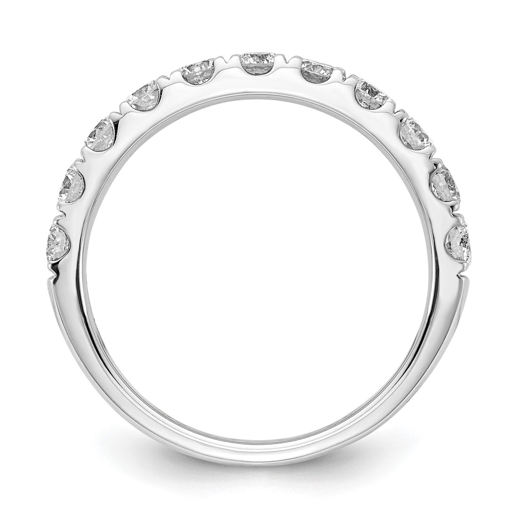 14k White Gold 1 carat Lab Grown Diamond VS/SI+ G+ Complete Wedding Band (RM4227B-100-7WLG)