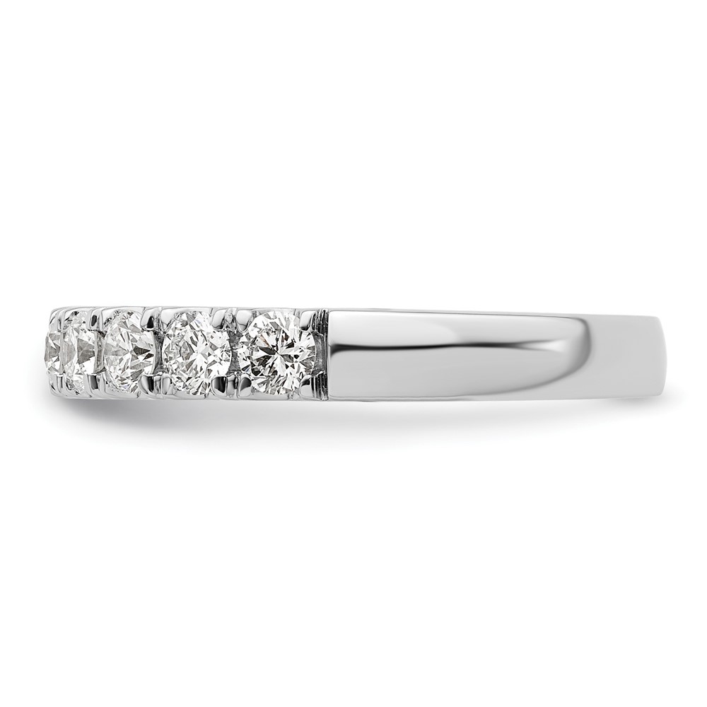 14k White Gold 1 carat Lab Grown Diamond VS/SI+ G+ Complete Wedding Band (RM4227B-100-7WLG)