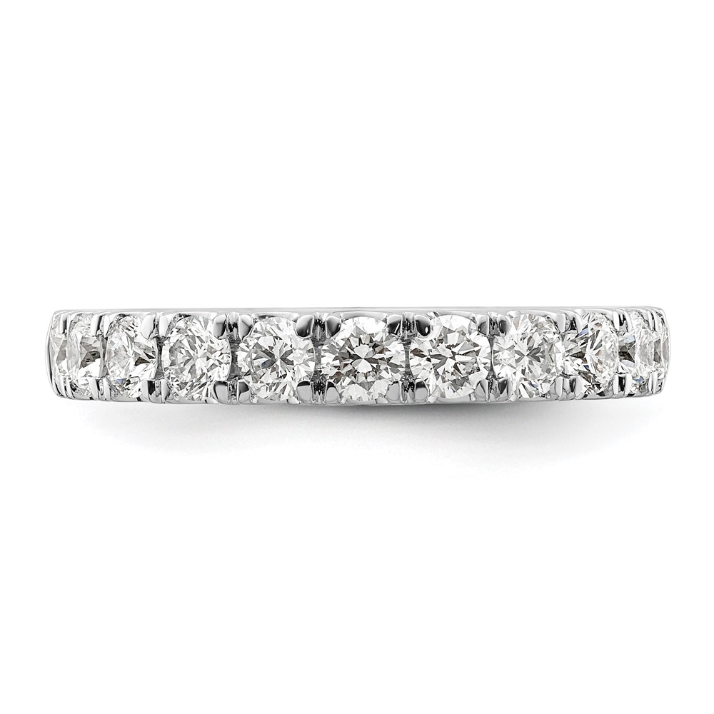 14k White Gold 1 carat Lab Grown Diamond VS/SI+ G+ Complete Wedding Band (RM4227B-100-7WLG)
