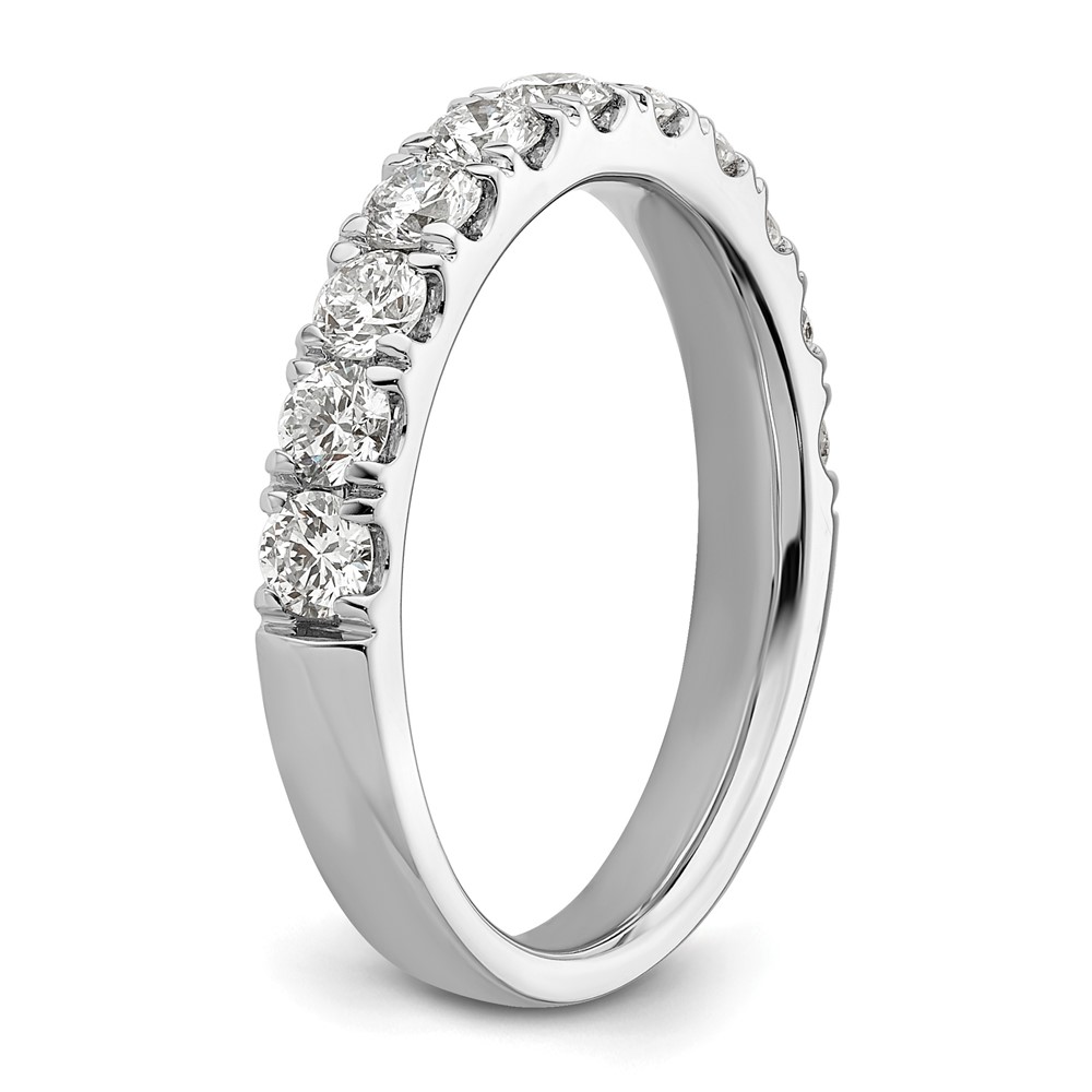 14k White Gold 1 carat Lab Grown Diamond VS/SI+ G+ Complete Wedding Band (RM4227B-100-7WLG)