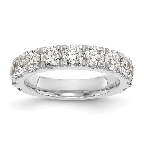 14K White Gold 2 Carat Lab Grown Diamond VS SI+ G+ Complete Wedding Band