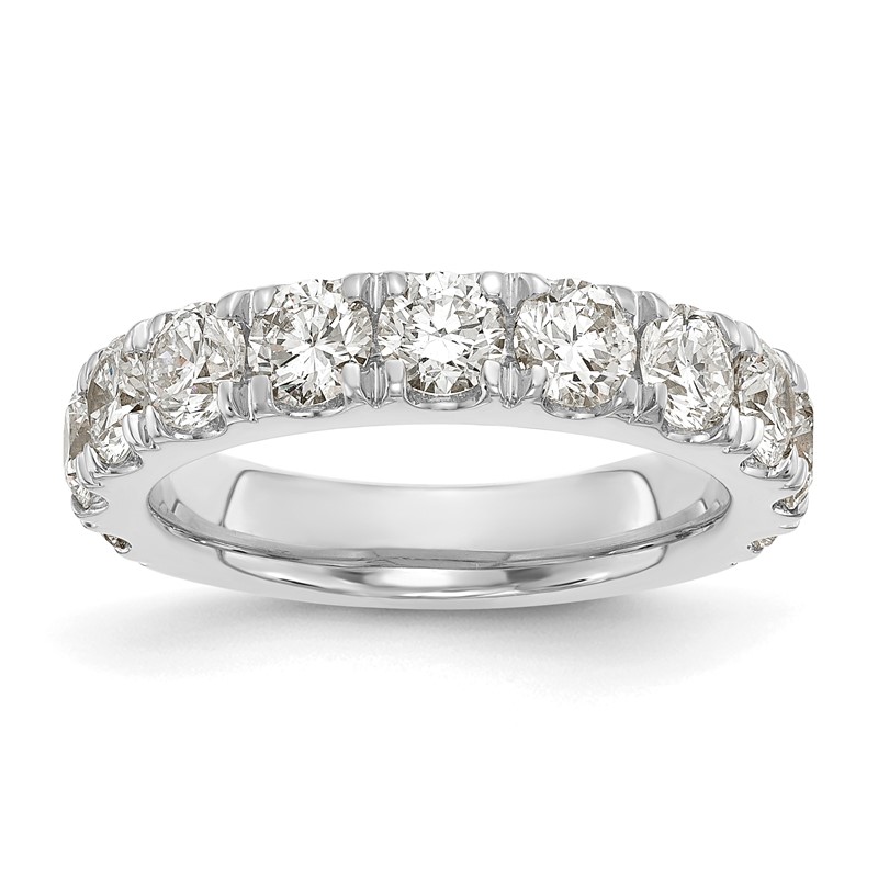14k White Gold 2 carat Lab Grown Diamond VS/SI+ G+ Complete Wedding Band