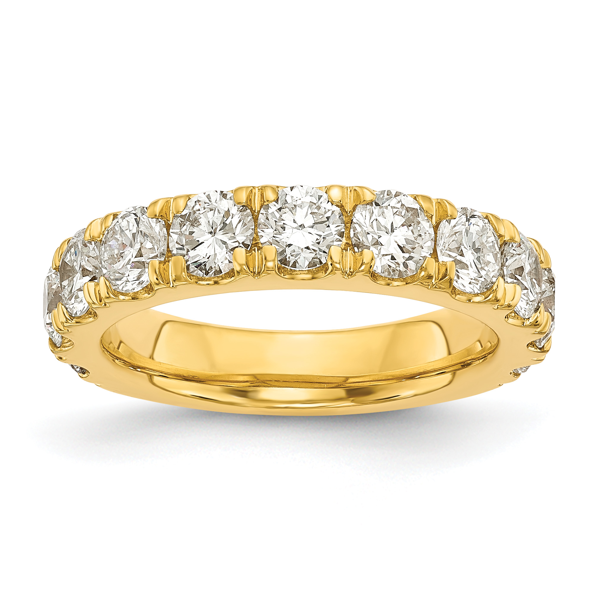 14k 2 carat Lab Grown Diamond VS/SI+ G+ Complete Wedding Band (RM4227B-200-7YLG)