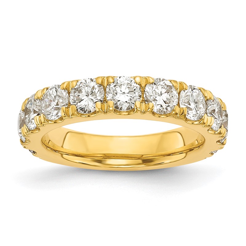 14k 2 carat Lab Grown Diamond VS/SI+ G+ Complete Wedding Band
