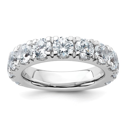 14K White Gold 4 Carat Lab Grown Diamond VS SI+ G+ Complete Wedding Band