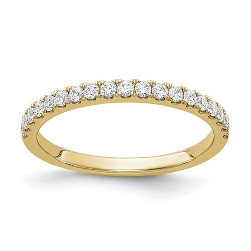 10K Yellow Gold Lab Grown VS SI+ G+ Dia Band