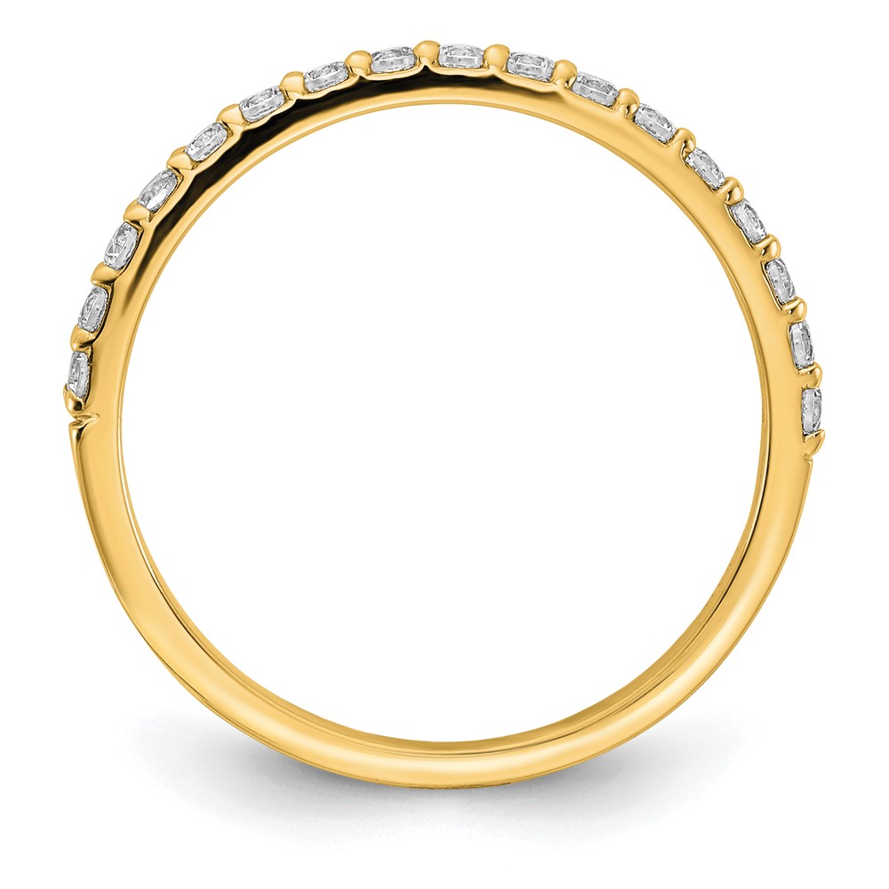14k 1/3 carat Lab Grown Diamond VS/SI+ G+ Complete Band (RM4322-033-7YLG)