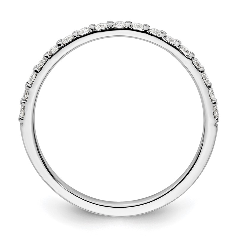14k White Gold 1/3 carat Lab Grown Diamond VS/SI+ G+ Complete Band