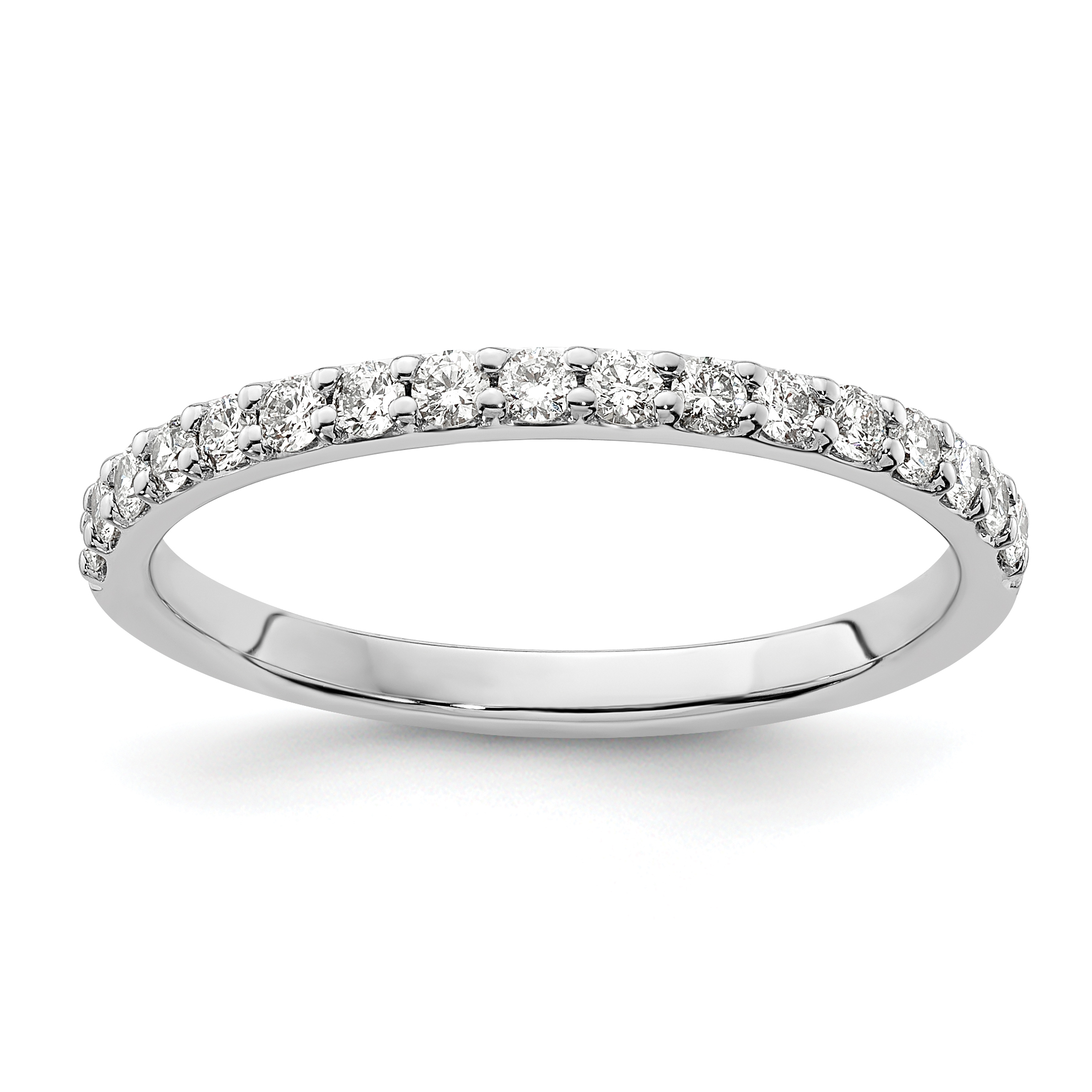 14k White Gold Diamond Band (RM4322-033-WA)