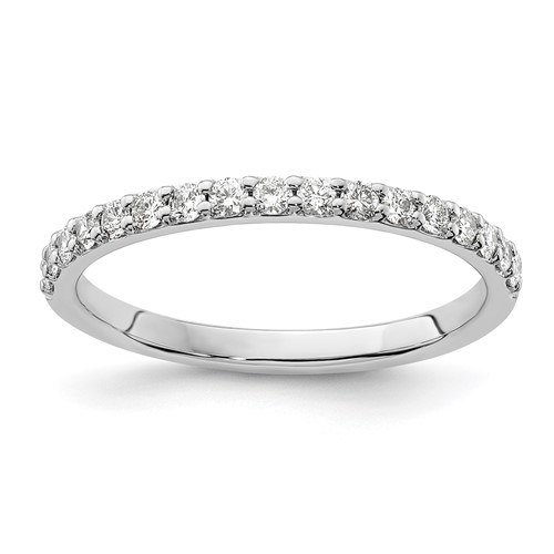 14K White Gold Lab Grown Diamond VS/SI FGH Band