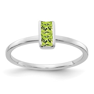14k Yellow Gold Peridot Ring