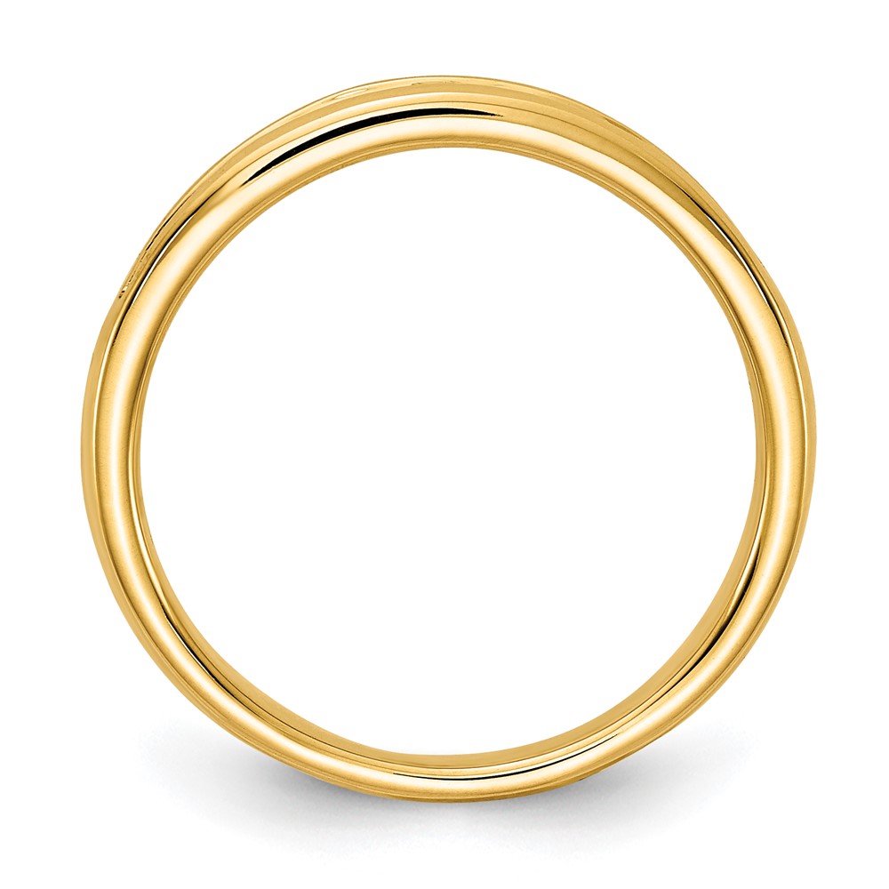 14k 1/3 carat Lab Grown Diamond VS/SI+ G+ Complete Channel Set Band (RM4395B-033-LG)
