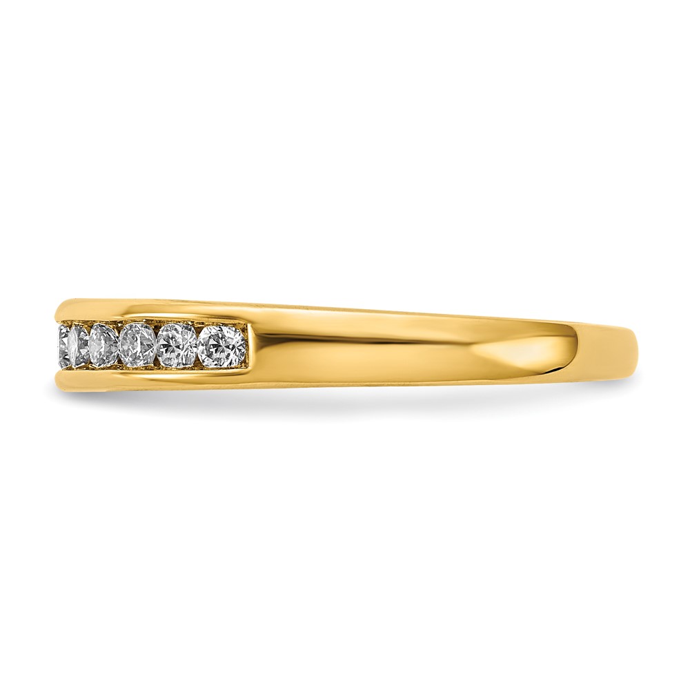 14k 1/3 carat Lab Grown Diamond VS/SI+ G+ Complete Channel Set Band (RM4395B-033-LG)