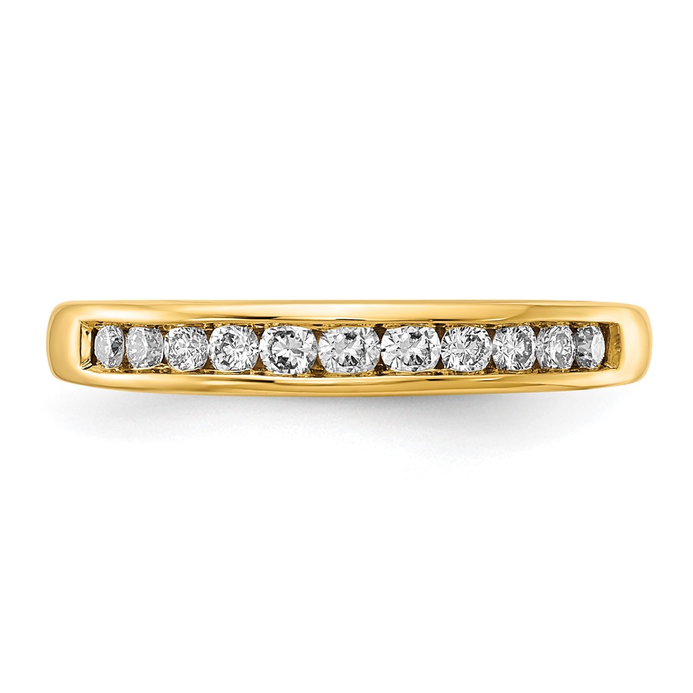 14k 1/3 carat Lab Grown Diamond VS/SI+ G+ Complete Channel Set Band (RM4395B-033-LG)