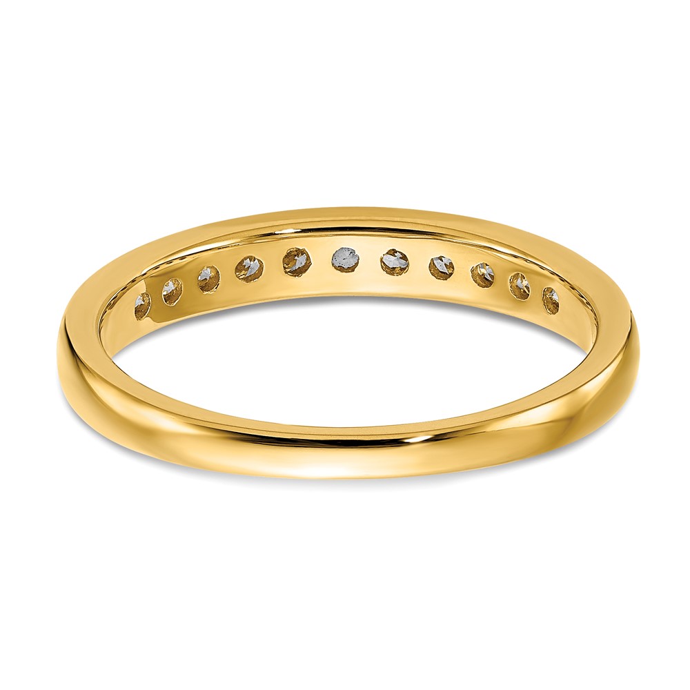 14k 1/3 carat Lab Grown Diamond VS/SI+ G+ Complete Channel Set Band (RM4395B-033-LG)