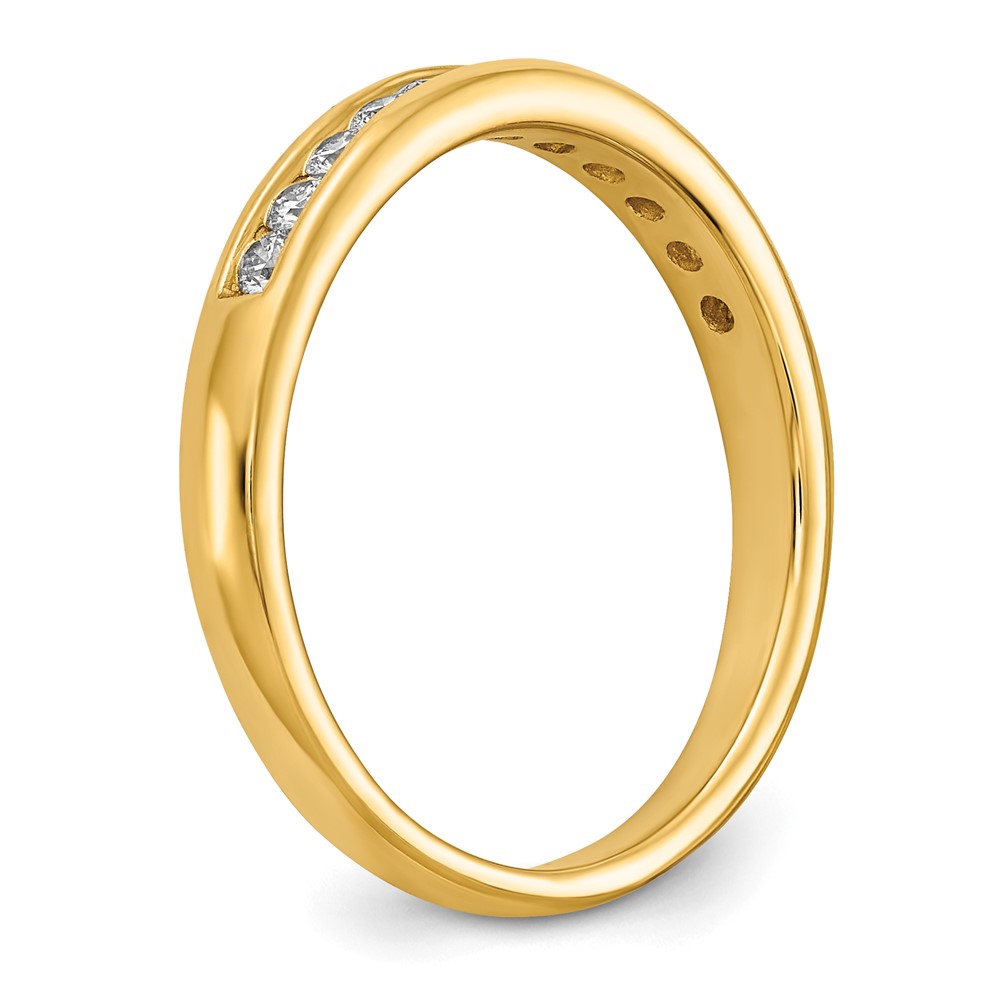 14k 1/3 carat Lab Grown Diamond VS/SI+ G+ Complete Channel Set Band (RM4395B-033-LG)