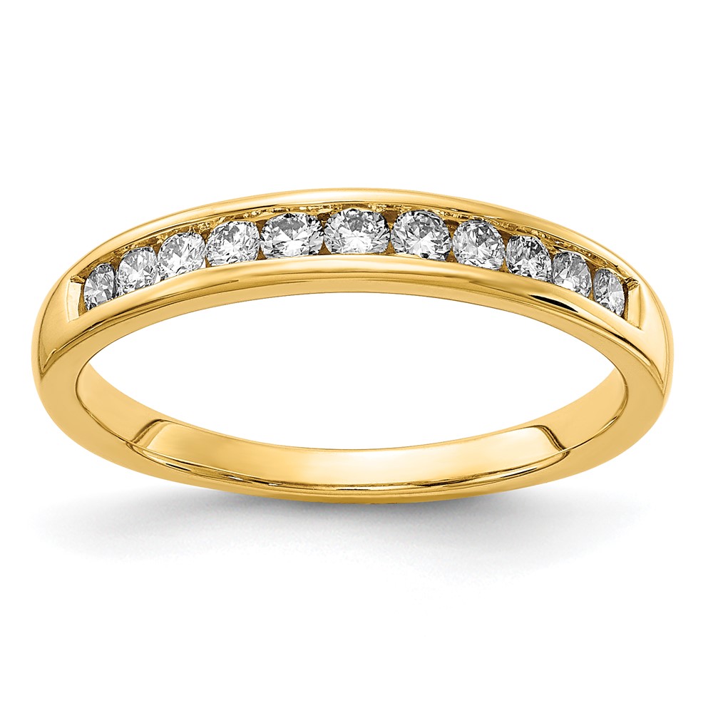 14k 1/3 carat Lab Grown Diamond VS/SI+ G+ Complete Channel Set Band (RM4395B-033-LG)