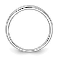 14K White Gold 0.33 Carat Lab Grown Diamond VS+ F+ Complete Channel Set Band view 2