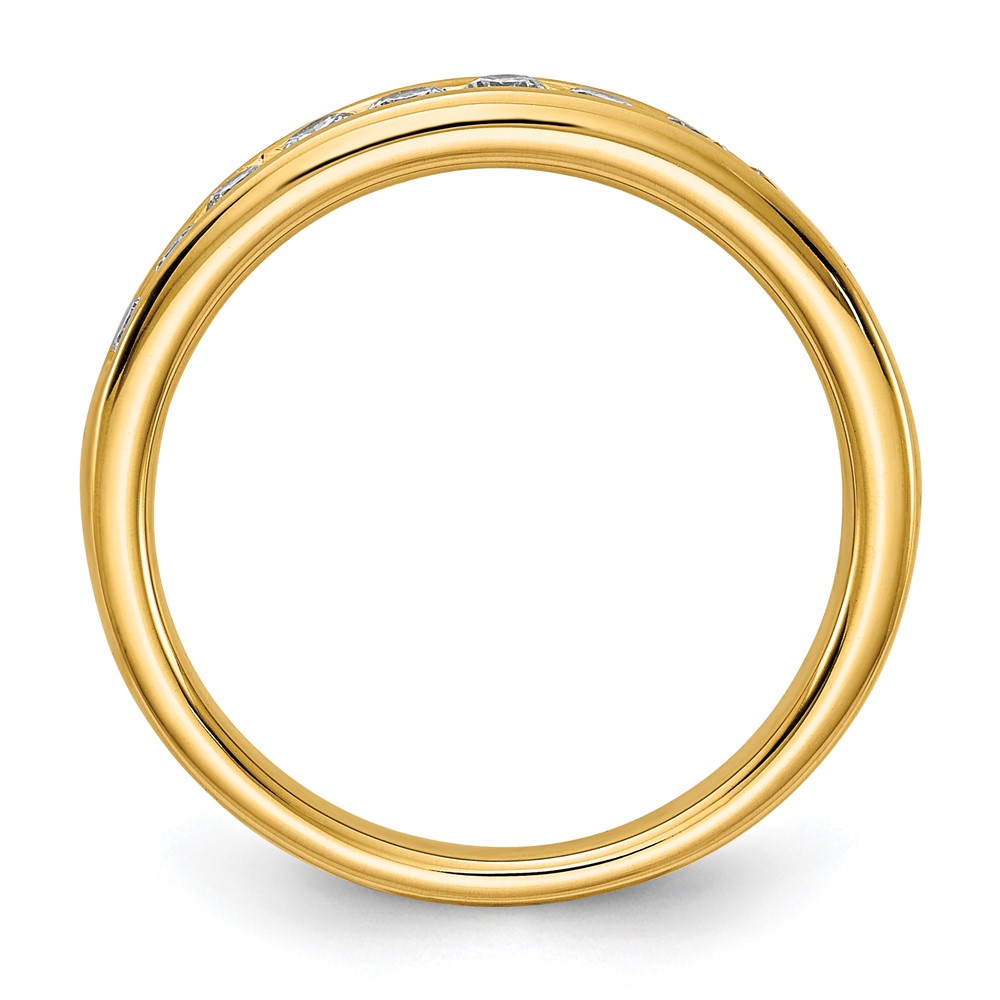14k 1/2 carat Lab Grown Diamond VS+ F+ Complete Channel Set Band (RM4395B-050-LD)