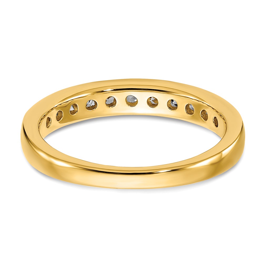 14k 1/2 carat Lab Grown Diamond VS+ F+ Complete Channel Set Band (RM4395B-050-LD)