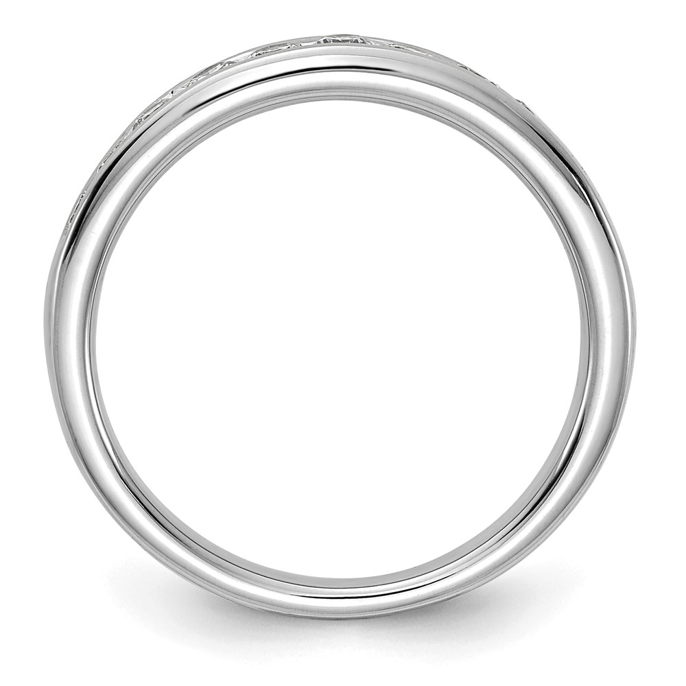 14k White Gold 1/2 carat Lab Grown Diamond VS/SI+ G+ Complete Channel Set Band (RM4395B-050-WLG)