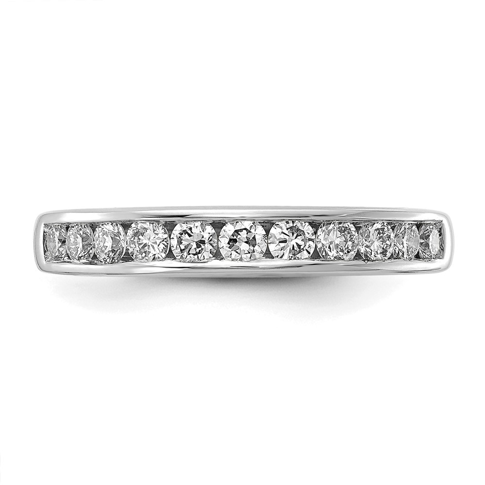 14k White Gold 1/2 carat Lab Grown Diamond VS/SI+ G+ Complete Channel Set Band (RM4395B-050-WLG)