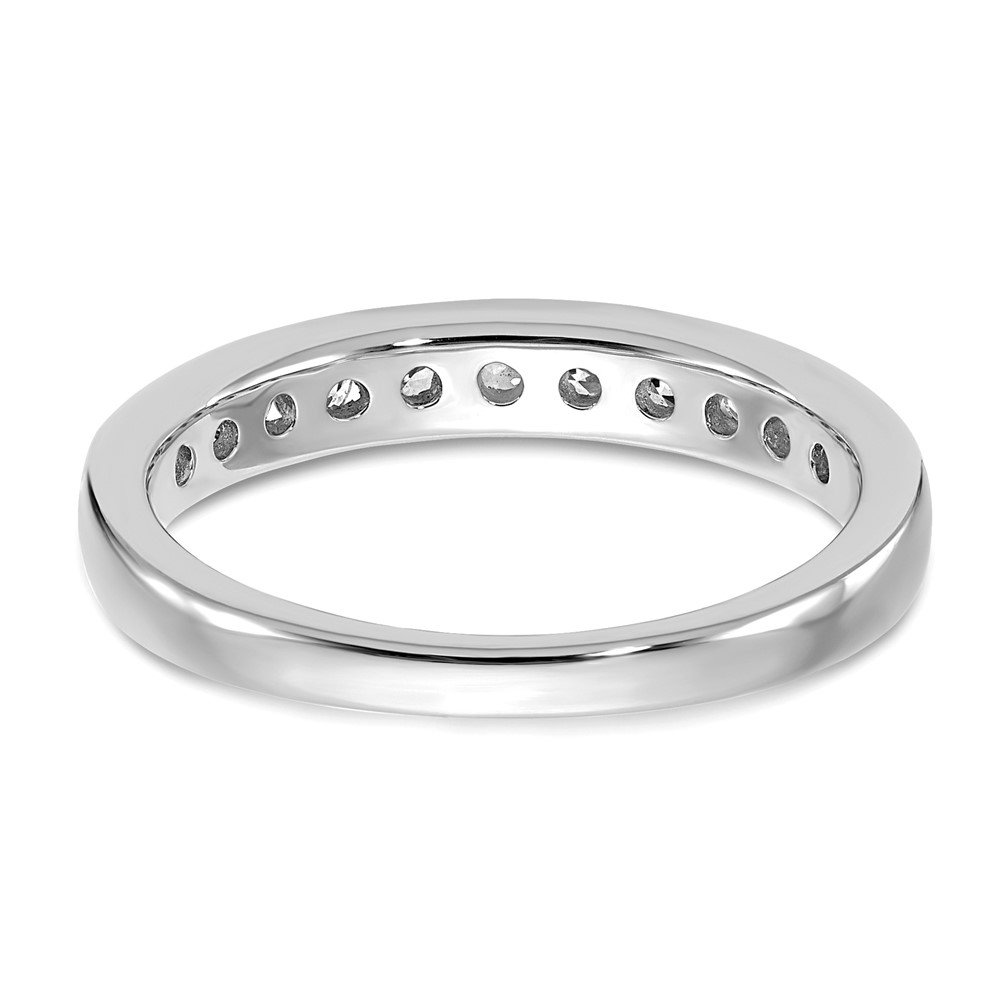 14k White Gold 1/2 carat Lab Grown Diamond VS/SI+ G+ Complete Channel Set Band (RM4395B-050-WLG)