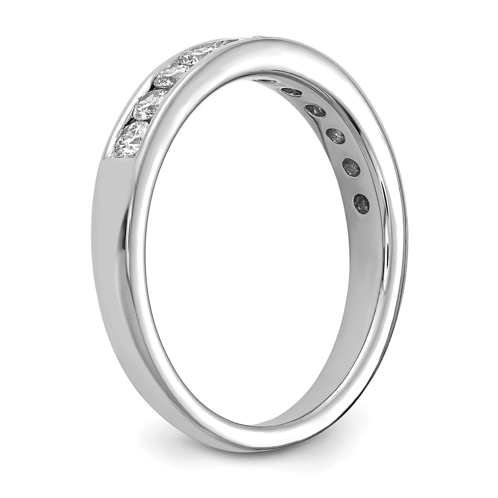 14k White Gold 1/2 carat Lab Grown Diamond VS/SI+ G+ Complete Channel Set Band (RM4395B-050-WLG)