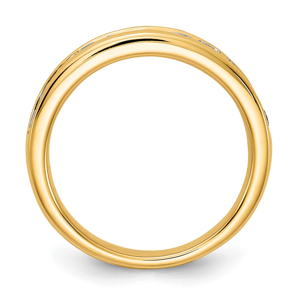 14k 3/4 carat Lab Grown Diamond VS/SI+ G+ Complete Channel Set Band (RM4395B-075-LG)