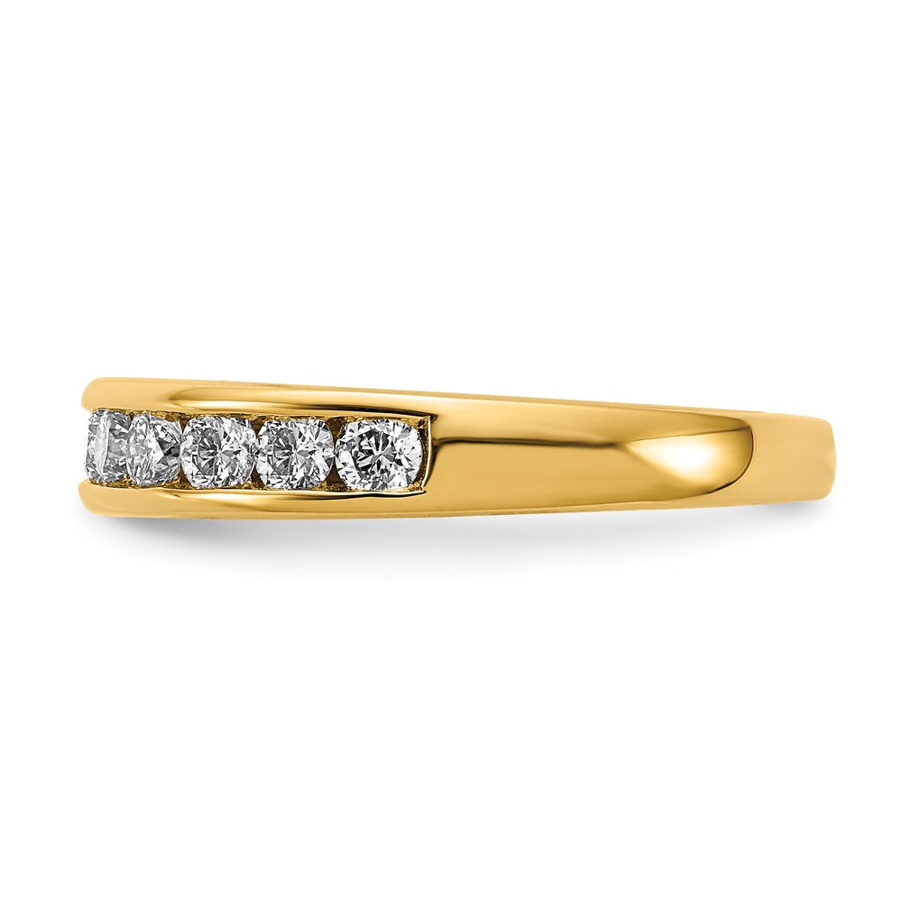 14k 3/4 carat Lab Grown Diamond VS/SI+ G+ Complete Channel Set Band (RM4395B-075-LG)