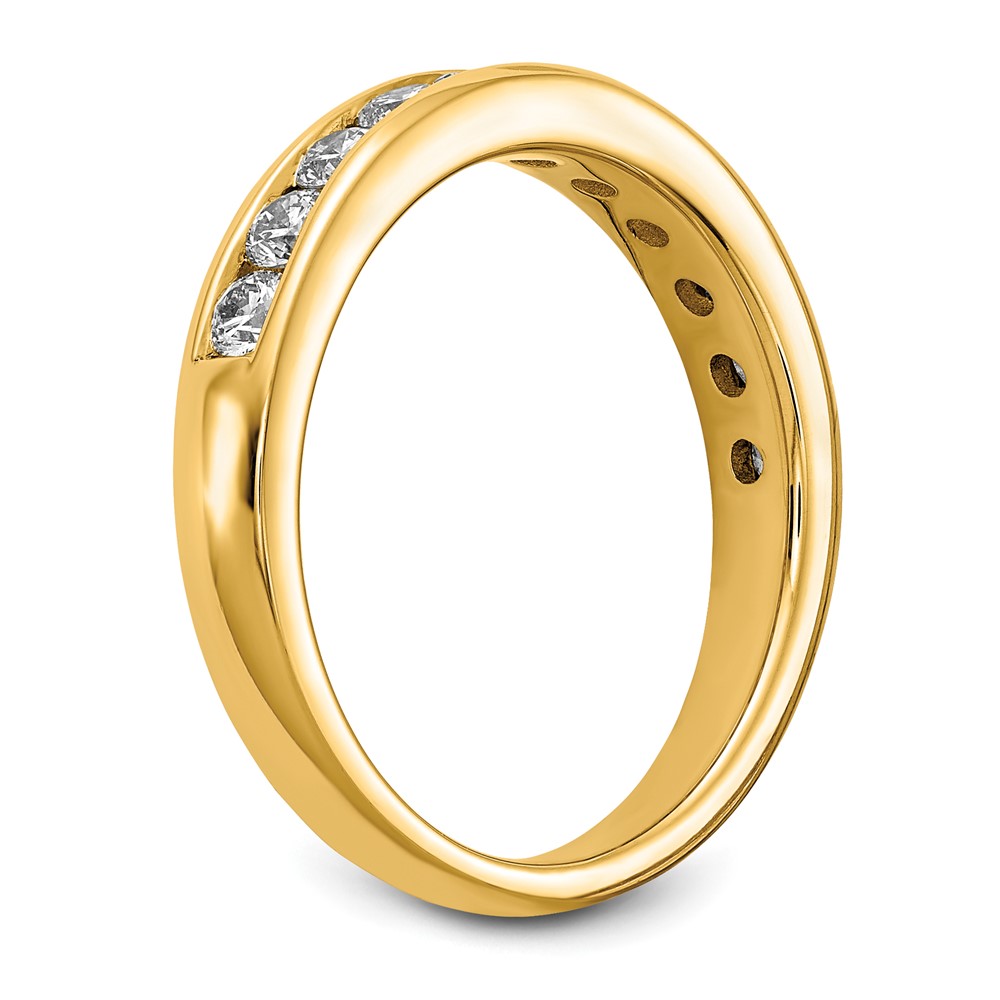 14k 3/4 carat Lab Grown Diamond VS/SI+ G+ Complete Channel Set Band (RM4395B-075-LG)