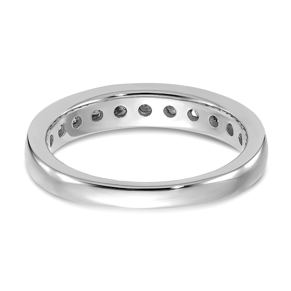 14k White Gold 3/4 carat Lab Grown Diamond VS/SI+ G+ Complete Channel Set Band (RM4395B-075-WLG)