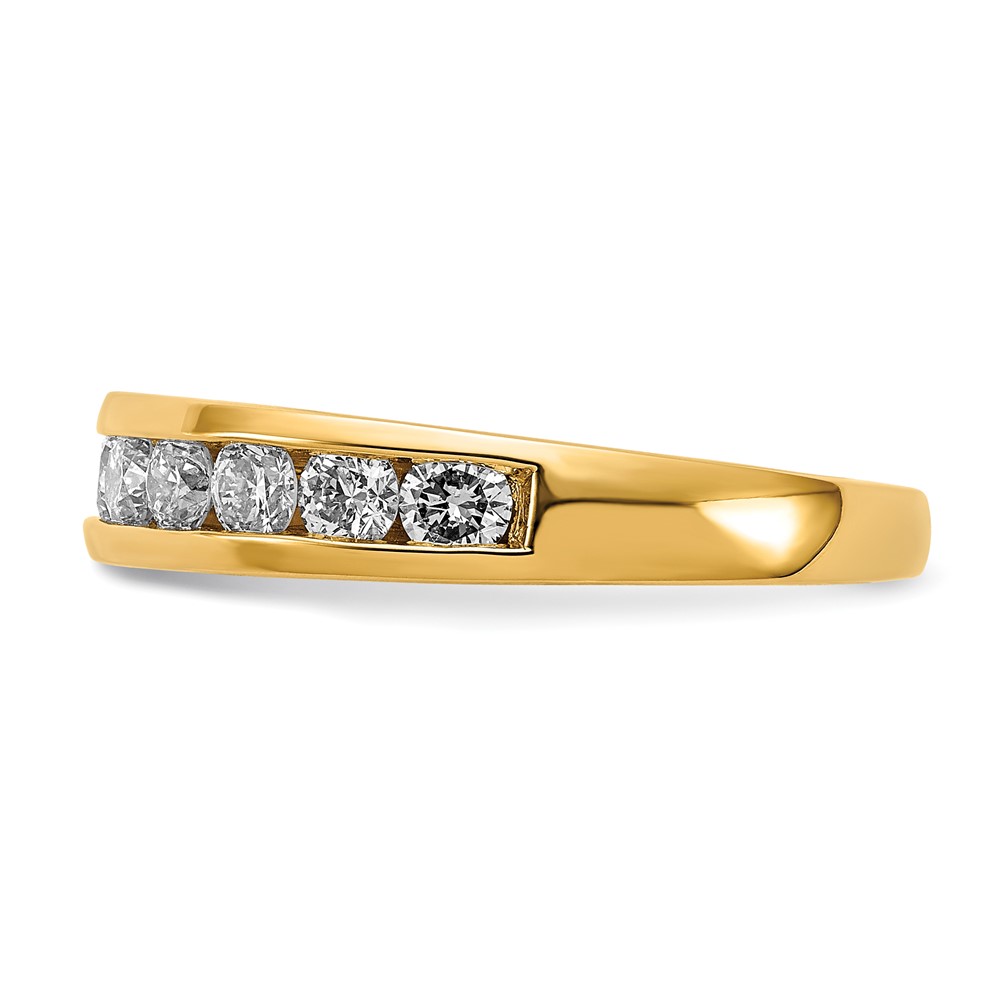 14k 1 carat Lab Grown Diamond VS/SI+ G+ Complete Channel Set Band (RM4395B-100-LG)