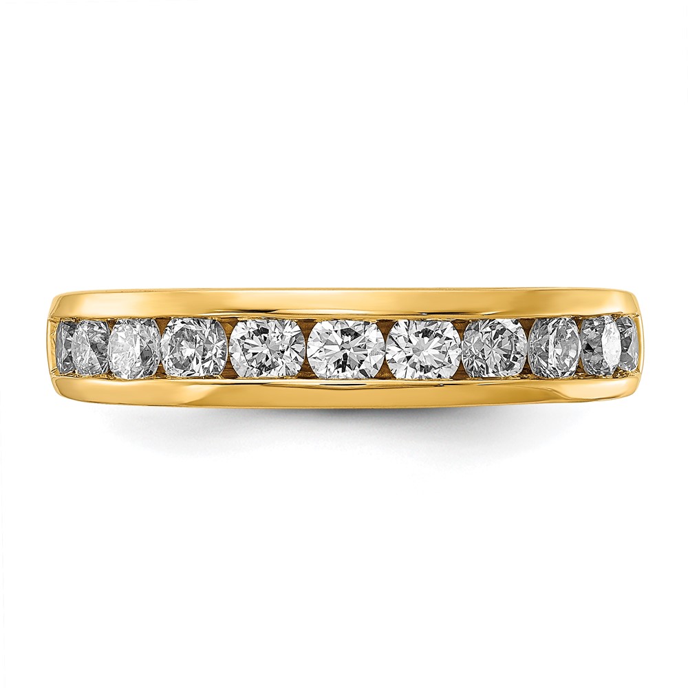 14k 1 carat Lab Grown Diamond VS/SI+ G+ Complete Channel Set Band (RM4395B-100-LG)