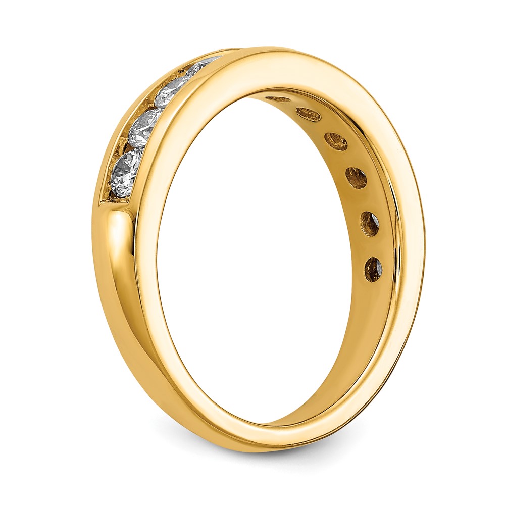 14k 1 carat Lab Grown Diamond VS/SI+ G+ Complete Channel Set Band (RM4395B-100-LG)