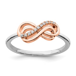 10k Two-tone Diamond Ring