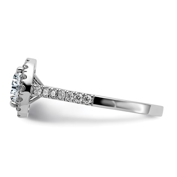 Moissanite Halo Engagement Rings