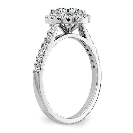 Moissanite Halo Engagement Rings