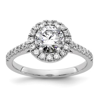 Moissanite Halo Engagement Rings