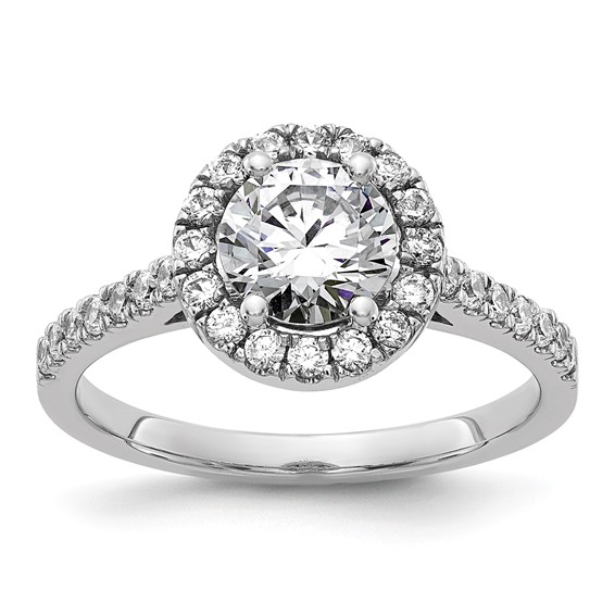 Moissanite Halo Engagement Rings