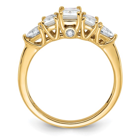 5-Stone Moissanite Engagement Rings