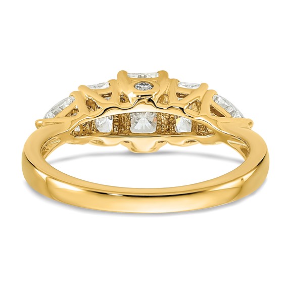 5-Stone Moissanite Engagement Rings