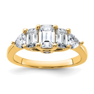 5-Stone Moissanite Engagement Rings