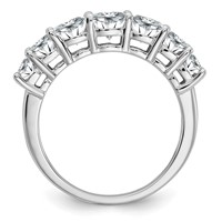 14K White Gold Band Mounting view 2