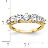 14K Yellow Gold Band Mounting view 3
