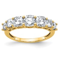 14K Yellow Gold Band Mounting view 1