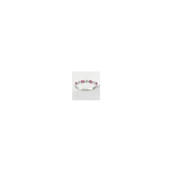 10KW 3x2 Genuine Emeral & Diamond Ring RD: 3-.015ct - Stone:A Dia:F53