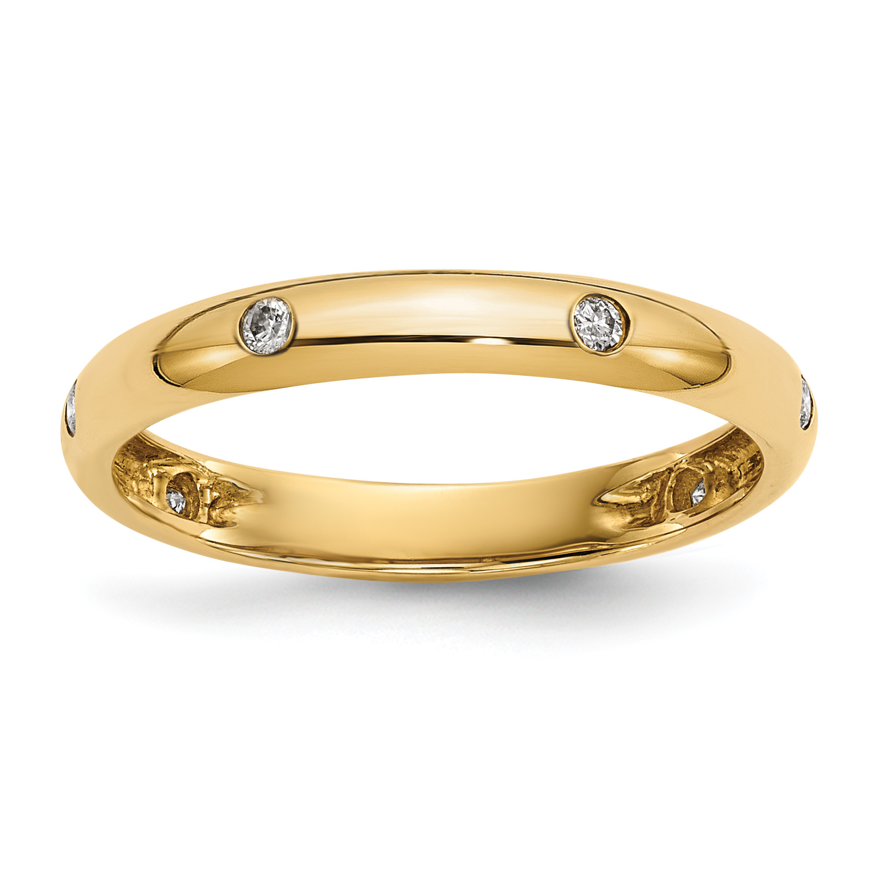 14k 6-stone Diamond Band (RM5621-010-YA)