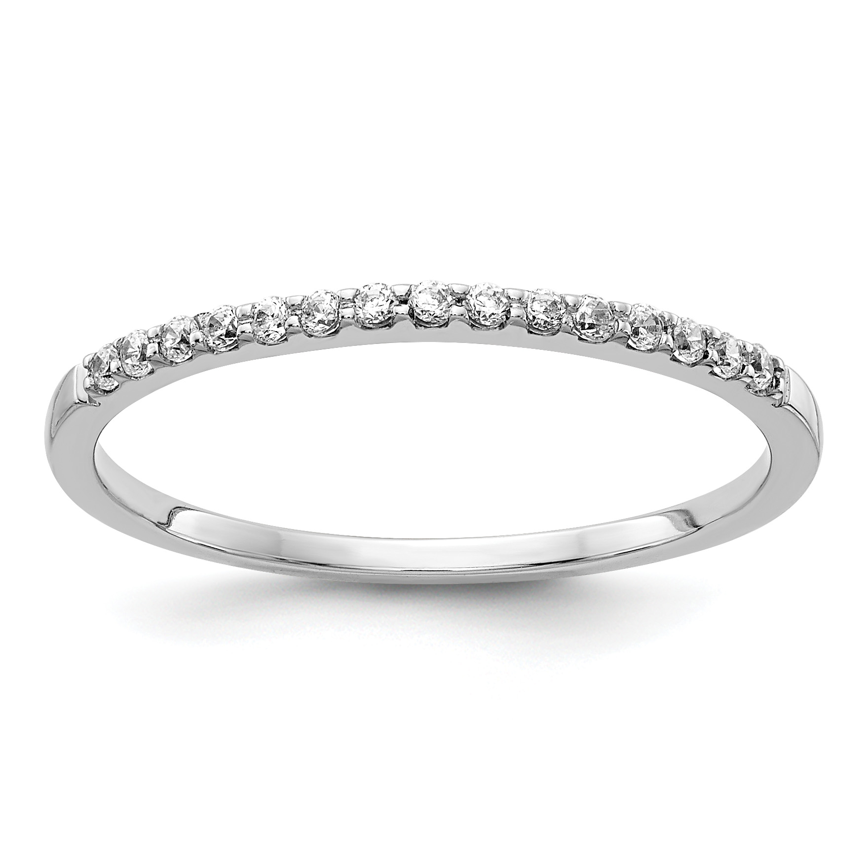 14k White Gold Diamond Band (RM5622-013-WA)